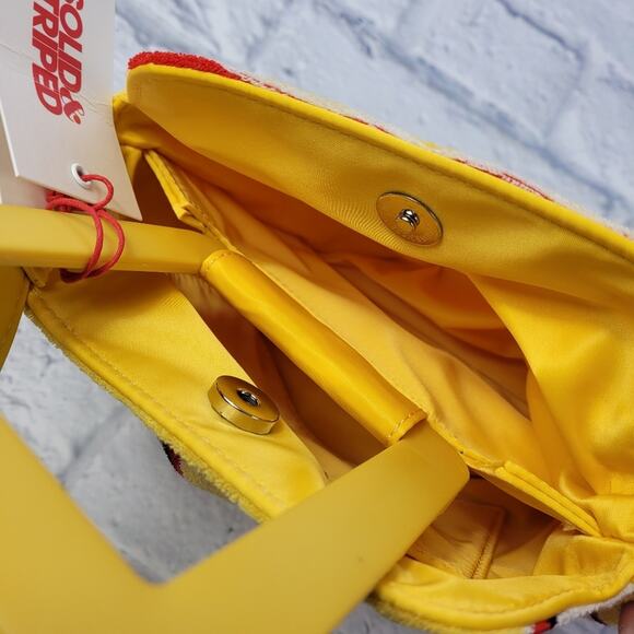 MWT Solid & Striped Lola Top Handle Mini Bag - Picture 11 of 11